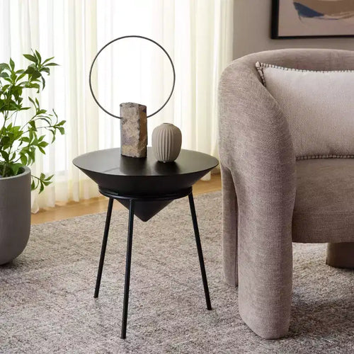 Table d'appoint Apuline - ACC5513 - Noir - Safavieh