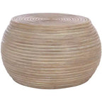 Hilario Round Accent Table - ACC6511 - Grey White Wash - Safavieh