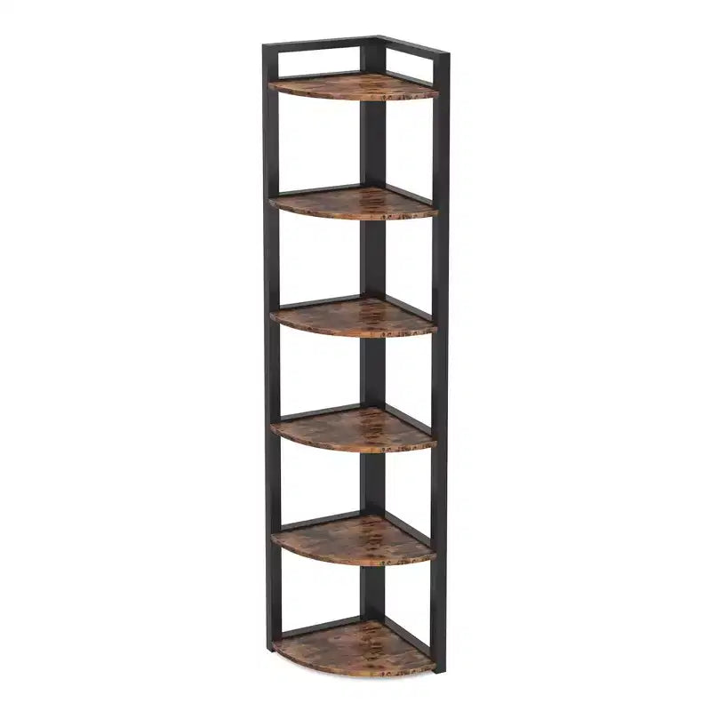 MAYEERTY Étagère d'angle polyvalente à 6 niveaux, support de rangement et porte-plantes multi-usages
