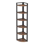 MAYEERTY Étagère d'angle polyvalente à 6 niveaux, support de rangement et porte-plantes multi-usages