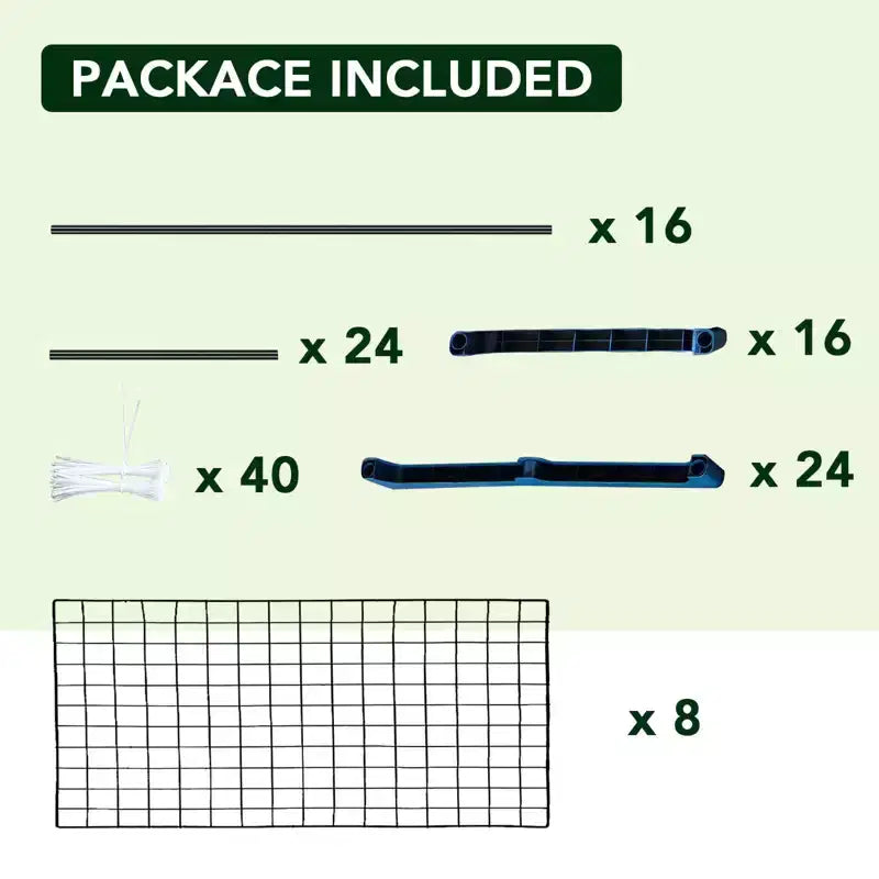Étagères de serre pour plantes à 4 niveaux, lot de 2, support de présentation en métal, portable, antirouille pour usage intérieur et extérieur, balcon, jardin