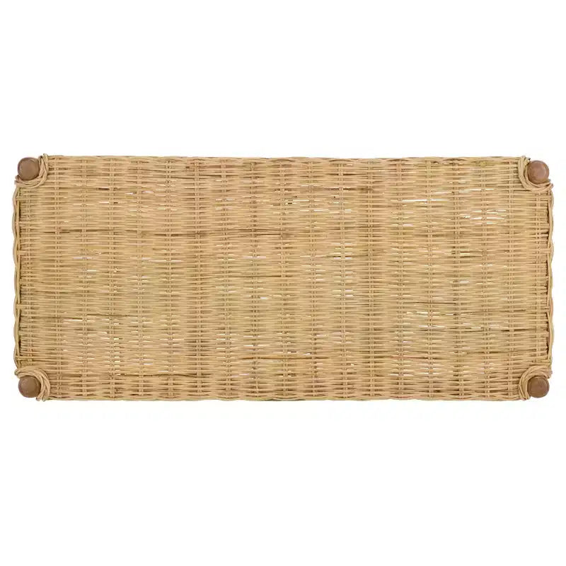 Banc Enrique avec cannage en rotin - BCH6500 - Beige - Safavieh