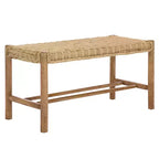 Banc Enrique avec cannage en rotin - BCH6500 - Beige - Safavieh
