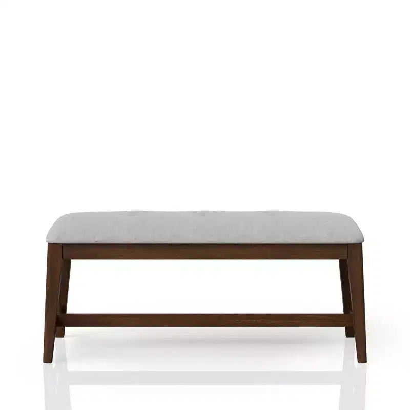 Banc de salle à manger capitonné en bois moderne Luo GDFStudio