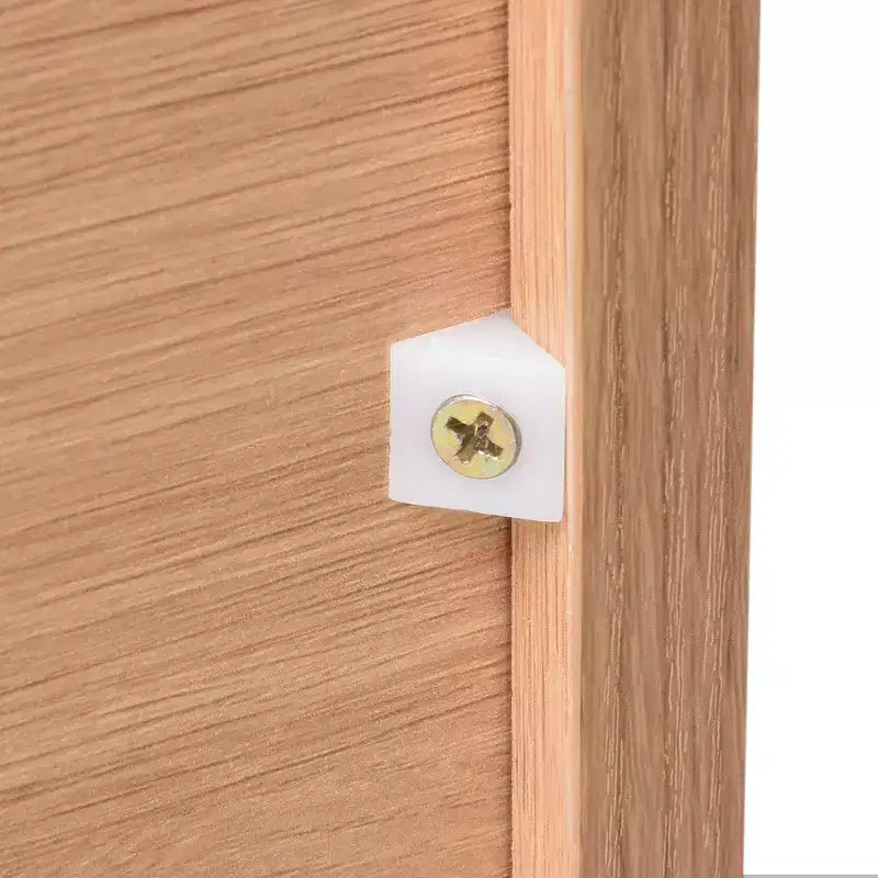 JVNOXK Coiffeuse double en rotin de 51 pouces avec six tiroirs, commode à cinq tiroirs, commode de style moderne, panneau arrière fixe, finition ton bois