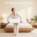 EHMKNP Matelas double/double XL de 5 pouces pour adulte et adolescent, matelas en mousse à mémoire de forme rafraîchissant, housse amovible et lavable, fermeté moyenne