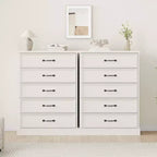 Commode à 5 tiroirs pour chambre à coucher, chiffonnier, meuble de rangement pour chambre à coucher, salon, couloir et bureau