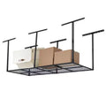 3X8 Ft Heavy Duty Garage Storage Rack, Metal Garage Storage Organization Systerm, Adjustable Ceiling Storage Racks, 600 LBS Weight Capacity