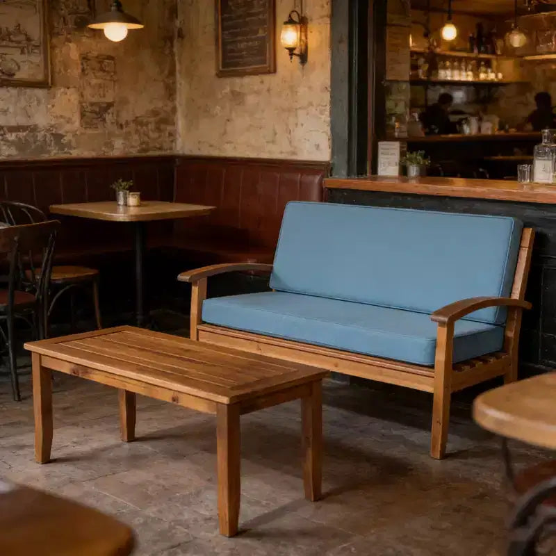 CAUSEUSE PEYTON + TABLE BASSE