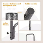 Range-bûches en acier avec housse Oxford imperméable 600D – Organisateur de bûches robuste pour l'intérieur et l'extérieur