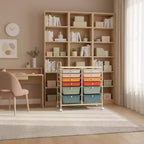 Gymax Chariot de rangement mobile à tiroirs Semi-transparent/Noir/Coloré/Gris + Beige + Jaune/Multicolore/Rose chair/Blanc/Macaron/Violet/Rose vif