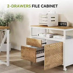 MAYEERTY 63 Bureau informatique, table de bureau avec étagère de rangement inférieure
