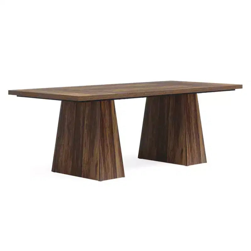 MAYEERTY 63 Table à manger moderne en faux marbre, table de cuisine avec pieds en métal doré