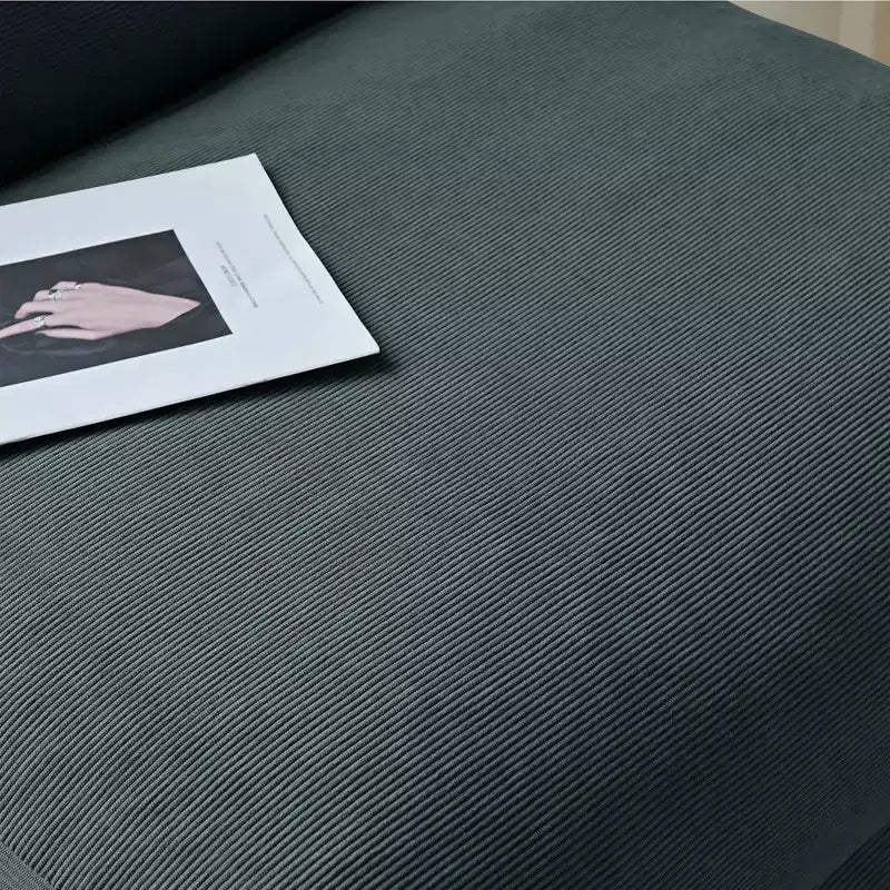 EHMKNP Canapé-lit pliant en velours côtelé 3-en-1 avec mousse haute densité