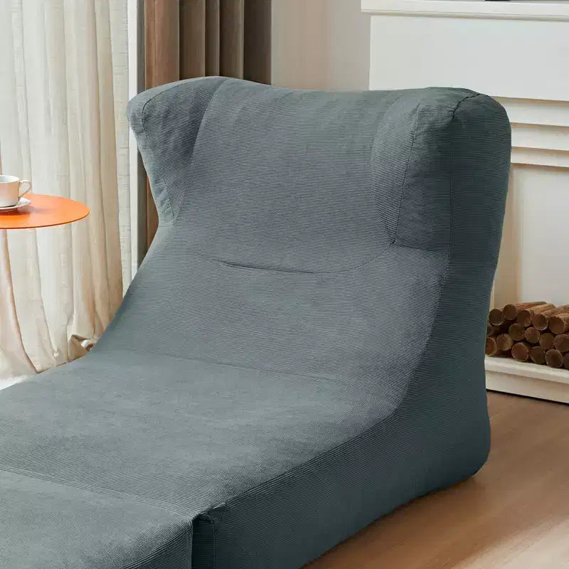 EHMKNP Canapé-lit pliant en velours côtelé 3-en-1 avec mousse haute densité