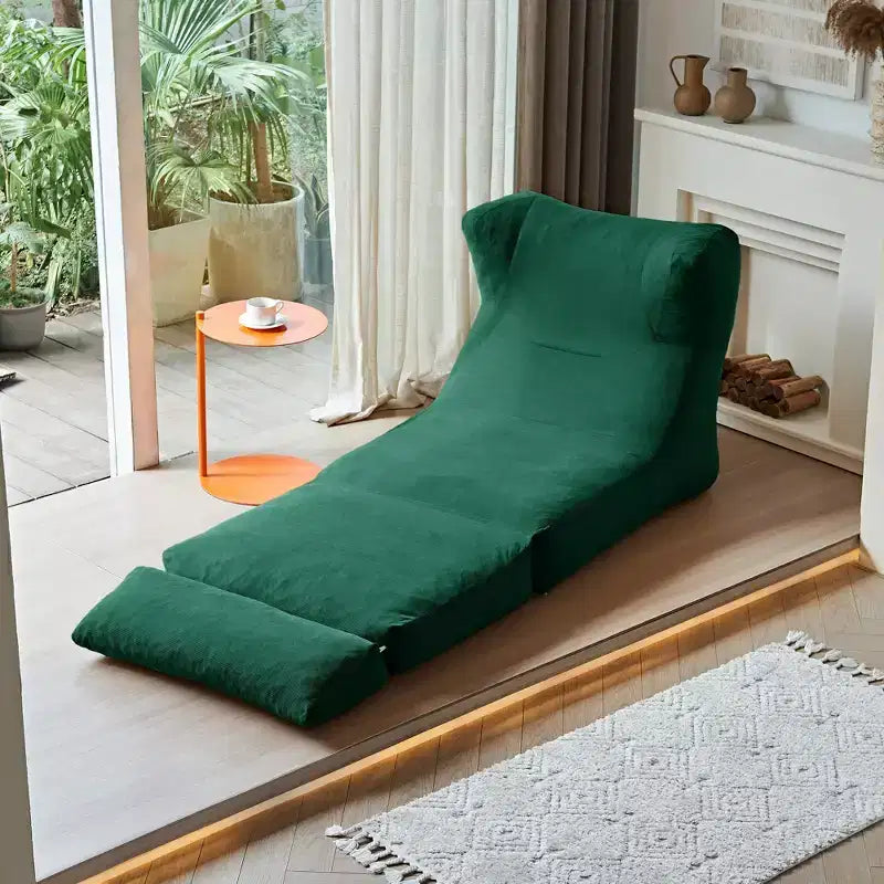 EHMKNP Canapé-lit pliant en velours côtelé 3-en-1 avec mousse haute densité