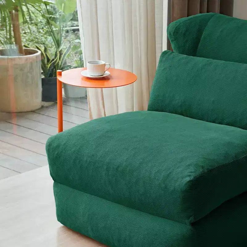 EHMKNP Canapé-lit pliant en velours côtelé 3-en-1 avec mousse haute densité
