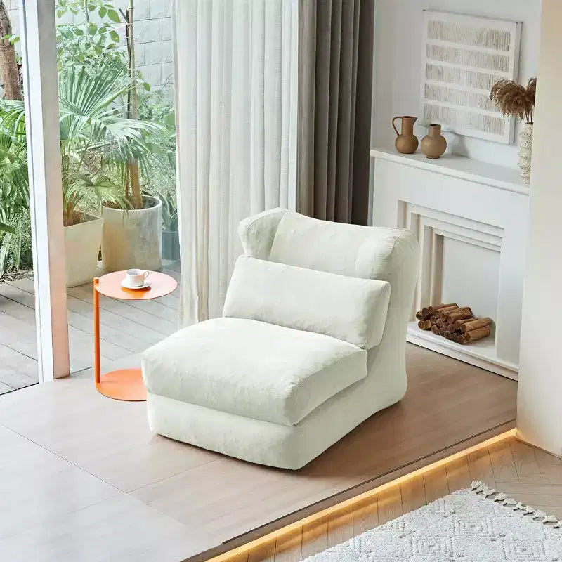 EHMKNP Canapé-lit pliant en velours côtelé 3-en-1 avec mousse haute densité