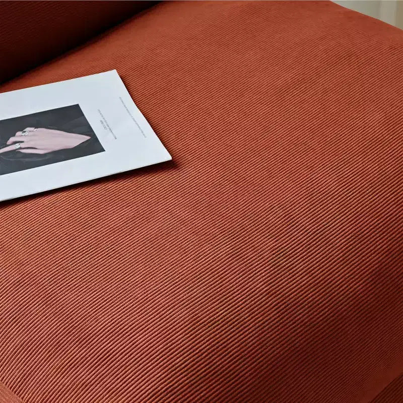 EHMKNP Canapé-lit pliant en velours côtelé 3-en-1 avec mousse haute densité