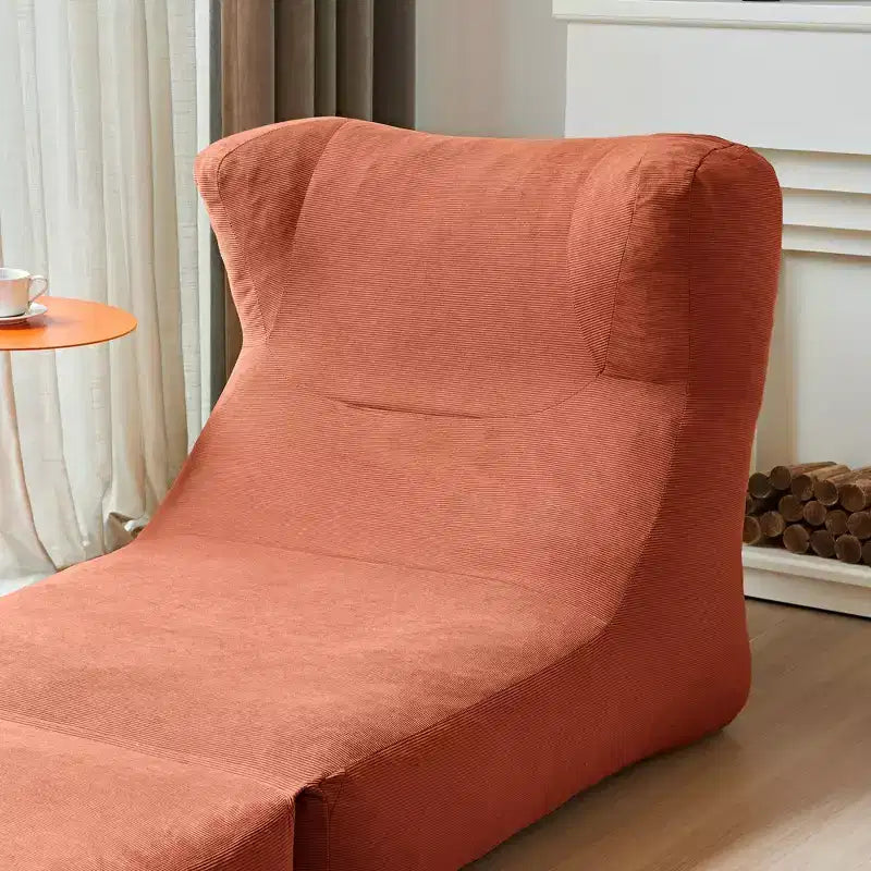 EHMKNP Canapé-lit pliant en velours côtelé 3-en-1 avec mousse haute densité