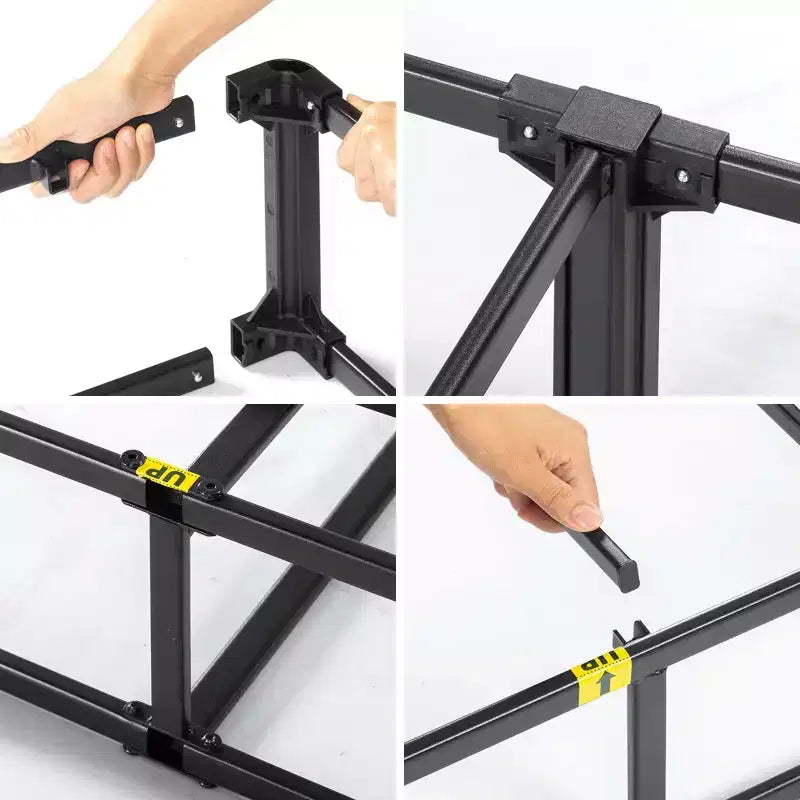 Sommier tapissier intelligent Zinus 9 pouces WonderBox(TM), sommier facile à assembler, cadre en métal durable, très grand, gris