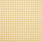Lit plateforme Queen Size avec tête de lit et pied de lit en rotin, lit en bois et rotin avec support central renforcé