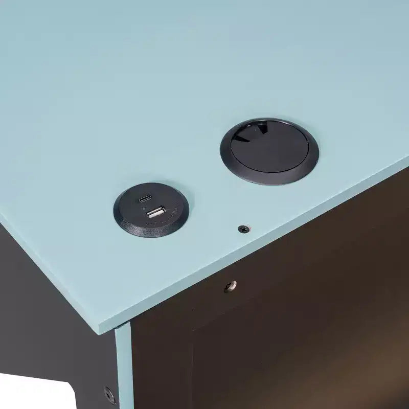 Lit de repos pleine grandeur avec lit gigogne, lit de jeu avec bureau et port USB pour chambres d'étudiants ou chambres d'amis