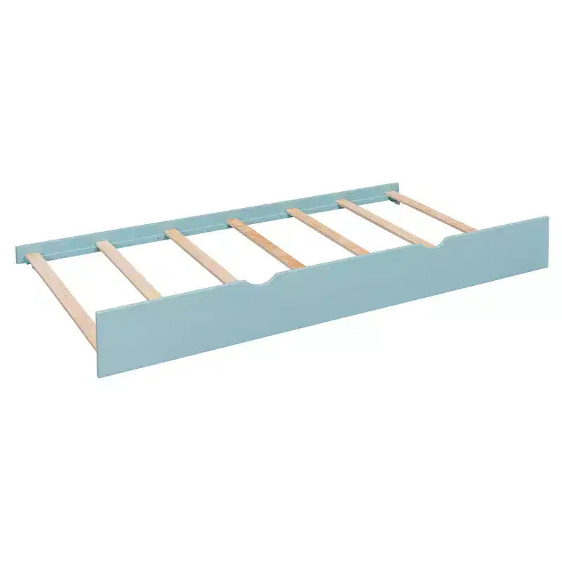 Lit de repos pleine grandeur avec lit gigogne, lit de jeu avec bureau et port USB pour chambres d'étudiants ou chambres d'amis