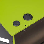 Lit de repos pleine grandeur avec lit gigogne, lit de jeu avec bureau et port USB pour chambres d'étudiants ou chambres d'amis