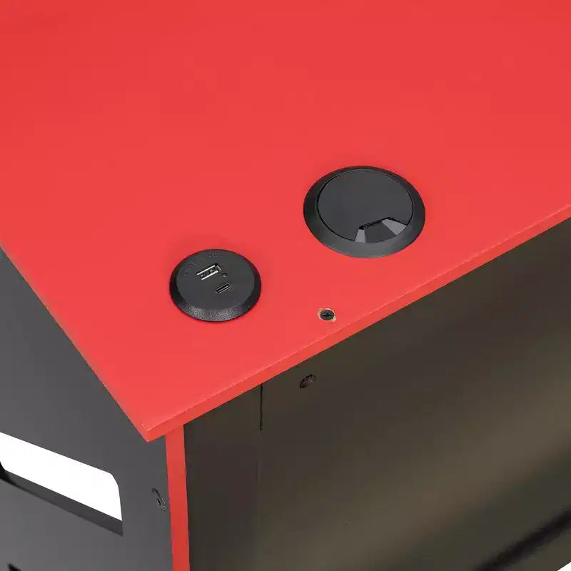Lit de repos pleine grandeur avec lit gigogne, lit de jeu avec bureau et port USB pour chambres d'étudiants ou chambres d'amis