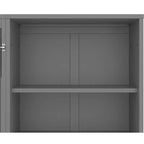 Lit escamotable Queen Size avec étagère, lit mural Queen en bois avec rangements, lit-coffre mural pliant pour petit espace