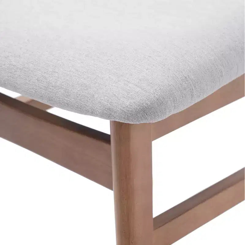 Chaises de salle à manger GDFStudio Fowler au dossier incurvé en bois de style scandinave (lot de 2)