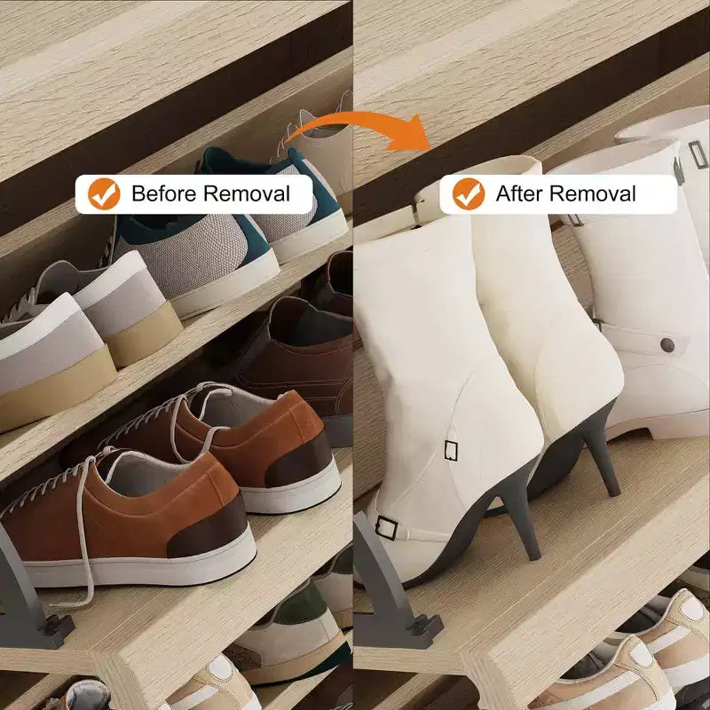 GarveeHome Armoire à chaussures avec 3 tiroirs basculants, meuble à chaussures en bois avec étagère réglable, rangement à chaussures, armoire à chaussures dissimulée pour entrée