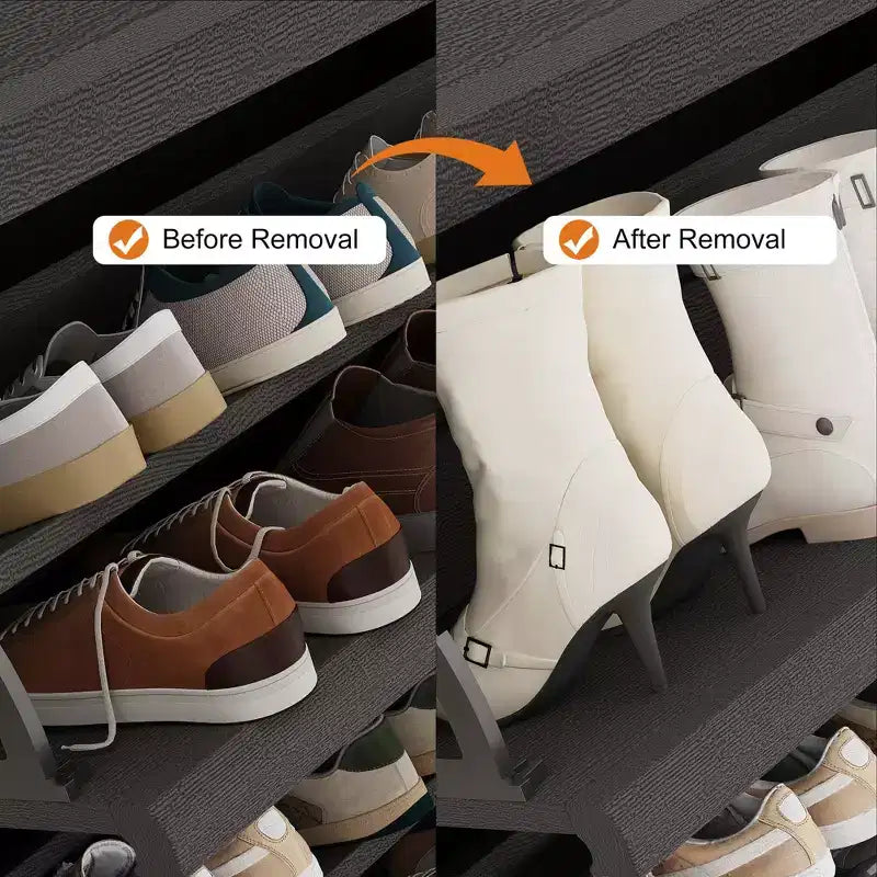 GarveeHome Armoire à chaussures avec 3 tiroirs basculants, meuble à chaussures en bois avec étagère réglable, rangement à chaussures, armoire à chaussures dissimulée pour entrée