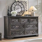 BALHAM TRADE-54 Commode de Ferme Vintage avec 7 Tiroirs, pour Chambre à Coucher, Salon, Rangement