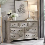 BALHAM TRADE-54 Commode de Ferme Vintage avec 7 Tiroirs, pour Chambre à Coucher, Salon, Rangement