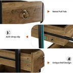 Étagère de rangement de cuisine pour fruits et légumes, support de présentation étroit à 5 niveaux avec 5 paniers tiroirs coulissants, pour la maison et le bureau