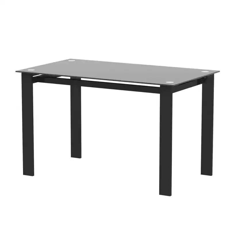 MAYEERTY Lot de 2 chaises de salle à manger capitonnées grises, entièrement assemblées, pour cuisine et salon