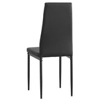 MAYEERTY Lot de 2 chaises de salle à manger capitonnées grises, entièrement assemblées, pour cuisine et salon