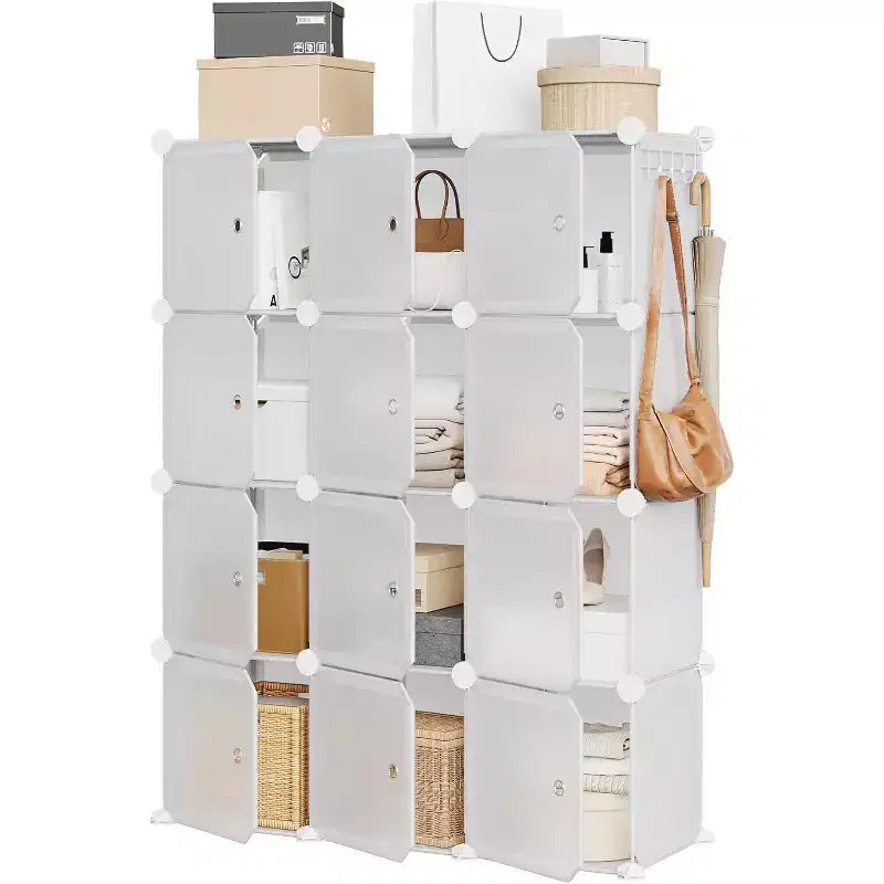 2-Column 6-Tier Expandable Shoe Rack, Compact Organizer for Small Spaces, White