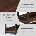 Étagère à chaussures d'angle Lantine à 9 niveaux, organisateur vertical autoportant haut pour entrée, couloir, placard, marron rustique, gain de place