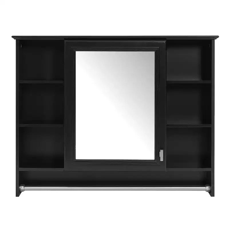 Armoire à pharmacie murale GDFStudio Jones 36 avec porte miroir et porte-serviettes