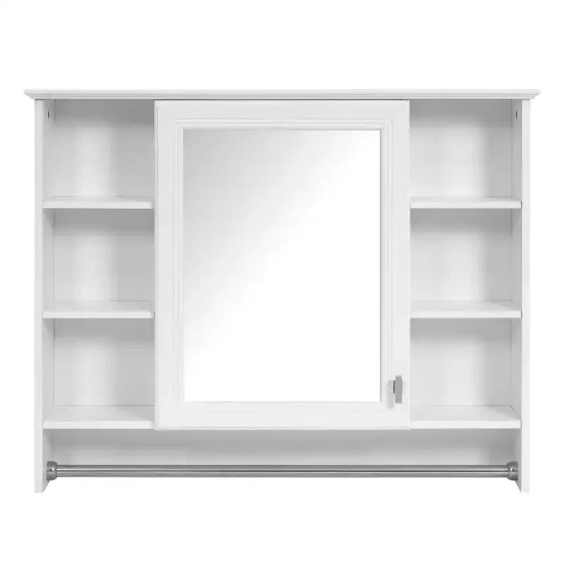 Armoire à pharmacie murale GDFStudio Jones 36 avec porte miroir et porte-serviettes