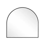 HomeRoots 29 Black Metal Arch Framed Accent Mirror