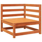 vidaXL Salon de jardin en acacia massif et polyester Naturel