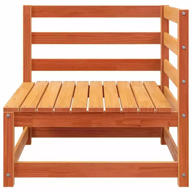 vidaXL Salon de jardin en acacia massif et polyester Naturel