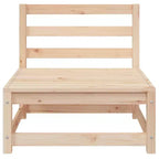 vidaXL Salon de jardin en acacia massif et polyester Naturel