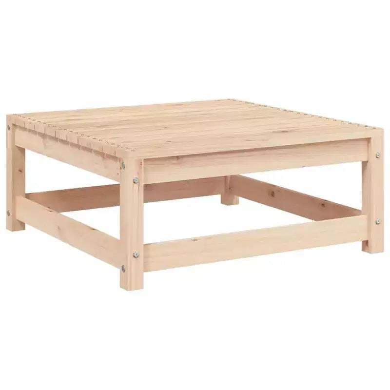 vidaXL Salon de jardin en acacia massif et polyester Naturel