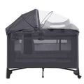 3 in 1 Baby Bassinet, Bedside Crib Sleeper, Diaper Changer, Crib with Detachable Mosquito Net & Bottom Storage for Newborn to Toddles