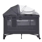 3 in 1 Baby Bassinet, Bedside Crib Sleeper, Diaper Changer, Crib with Detachable Mosquito Net & Bottom Storage for Newborn to Toddles